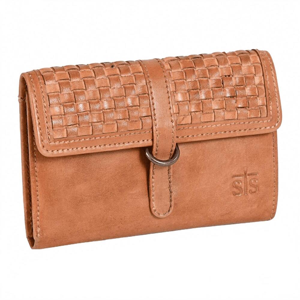 NEW STS RANCHWEAR woven tillie wallet in sweet grass
